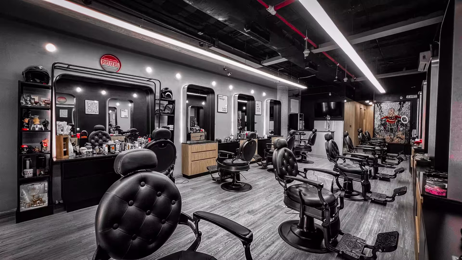 Buddha's Barbershop Interior